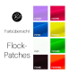 Preview: Deine Geburtstags-Zahl - Flock-Patch / Iron on - Wunschfarbe & Größe